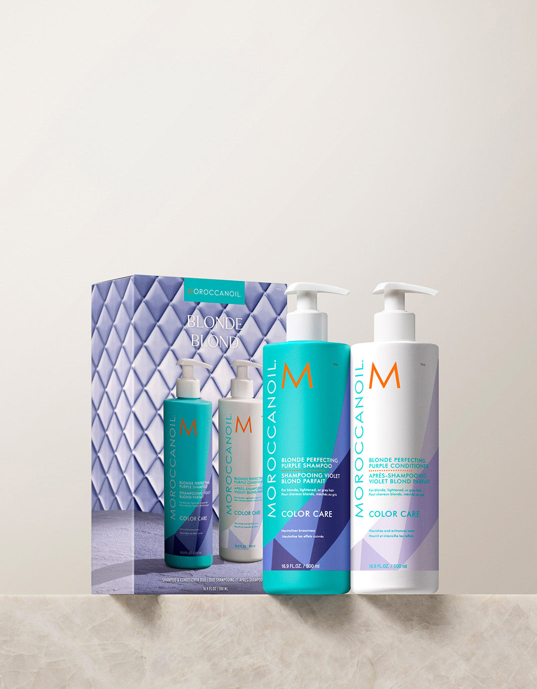 Lila Shampoo & Conditioner Für Perfektes Blond