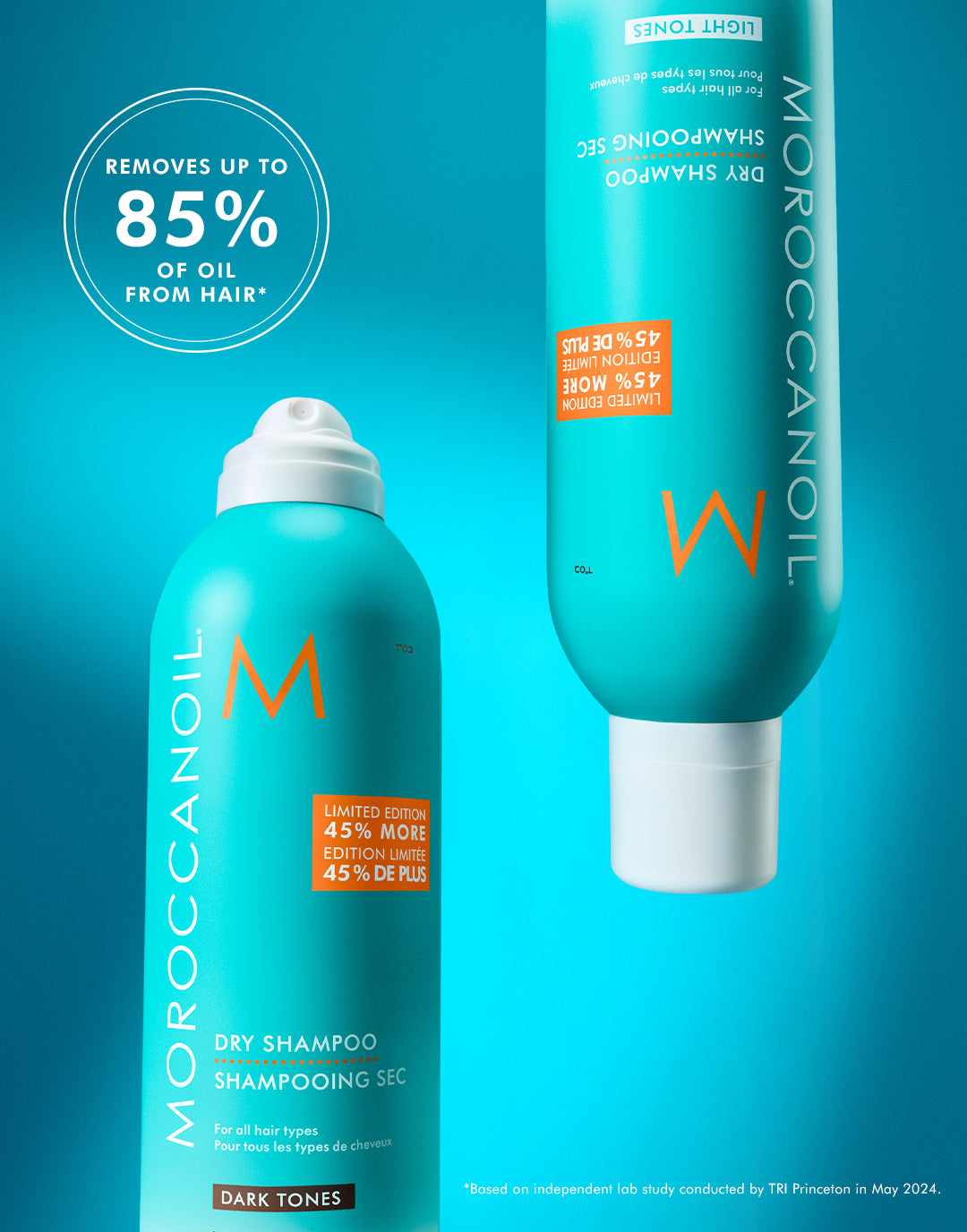 Trockenshampoo für dunkles Haar