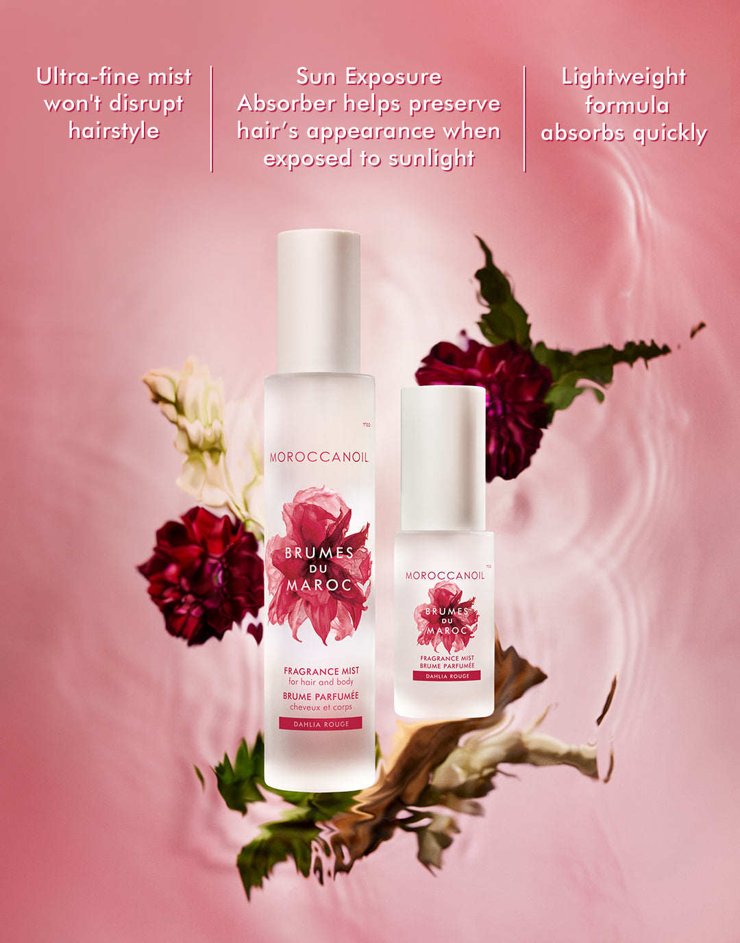 Dahlia Rouge Hair und Feinster Duft für Haar und Körper 