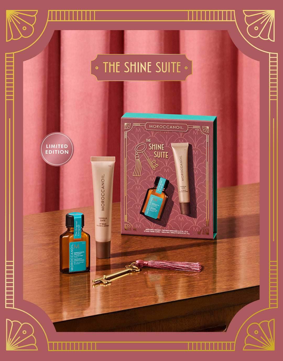 The Shine Suite: Geschenkset mit Vanilla Date Lippenbalsam