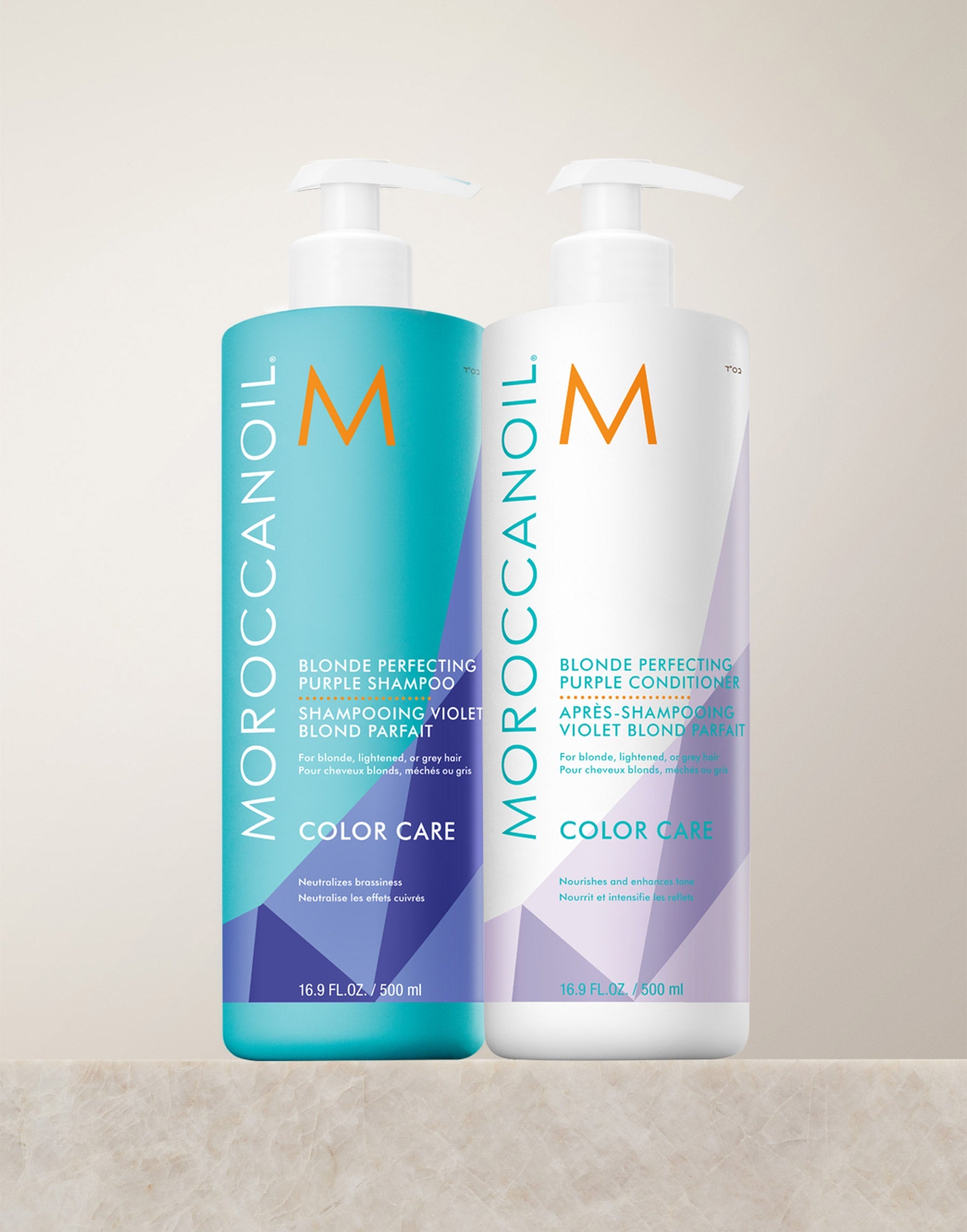 Lila Shampoo & Conditioner Für Perfektes Blond