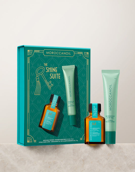 The Shine Suite: Geschenkset mit Moroccan Mint Tea Lippenbalsam